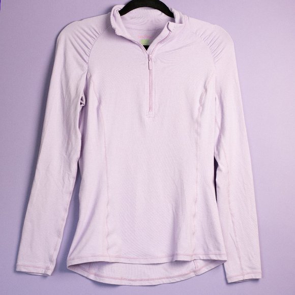 Lilly Pulitzer Luxletic Lilac Half Zip Pullover - Picture 2 of 5